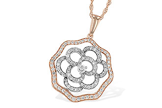 A234-38551: NECKLACE .73 TW