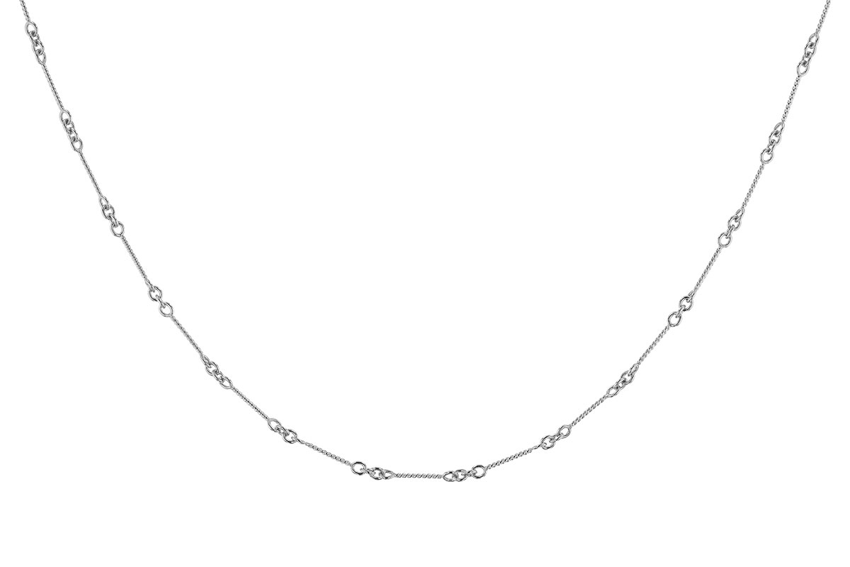 A319-87715: TWIST CHAIN (8IN, 0.8MM, 14KT, LOBSTER CLASP)