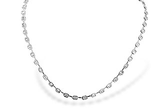 B319-86769: NECKLACE 2.05 TW BAGUETTES (17 INCHES)