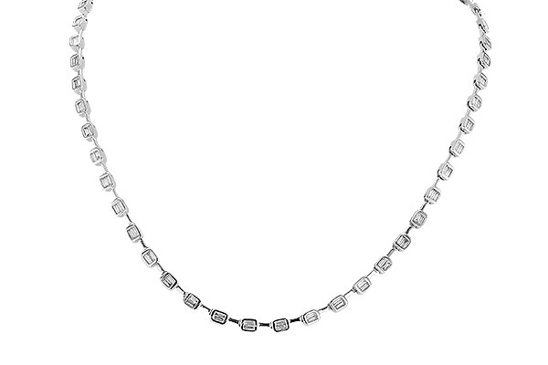 B319-86769: NECKLACE 2.05 TW BAGUETTES (17 INCHES)