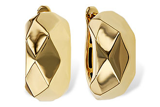 C320-80451: GOLD EARRINGS (18MM)