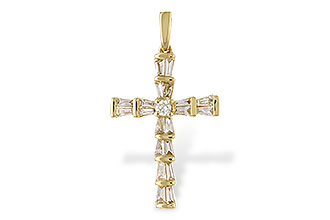 E319-87660: PENDANT .23 TW BAG .26 TW