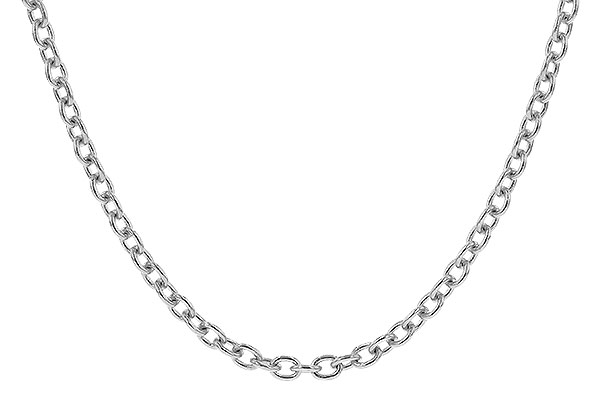 E319-88578: CABLE CHAIN (20IN, 1.3MM, 14KT, LOBSTER CLASP)