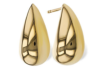 E320-78587: GOLD EARRINGS (20MM)