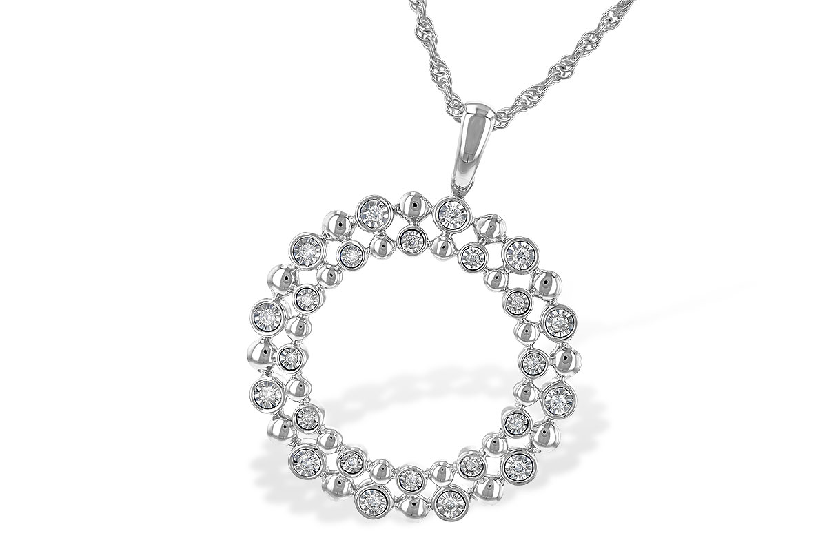 G236-23105: NECKLACE .12 TW