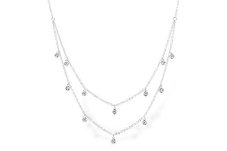 G319-83169: NECKLACE .22 TW (18 INCHES)