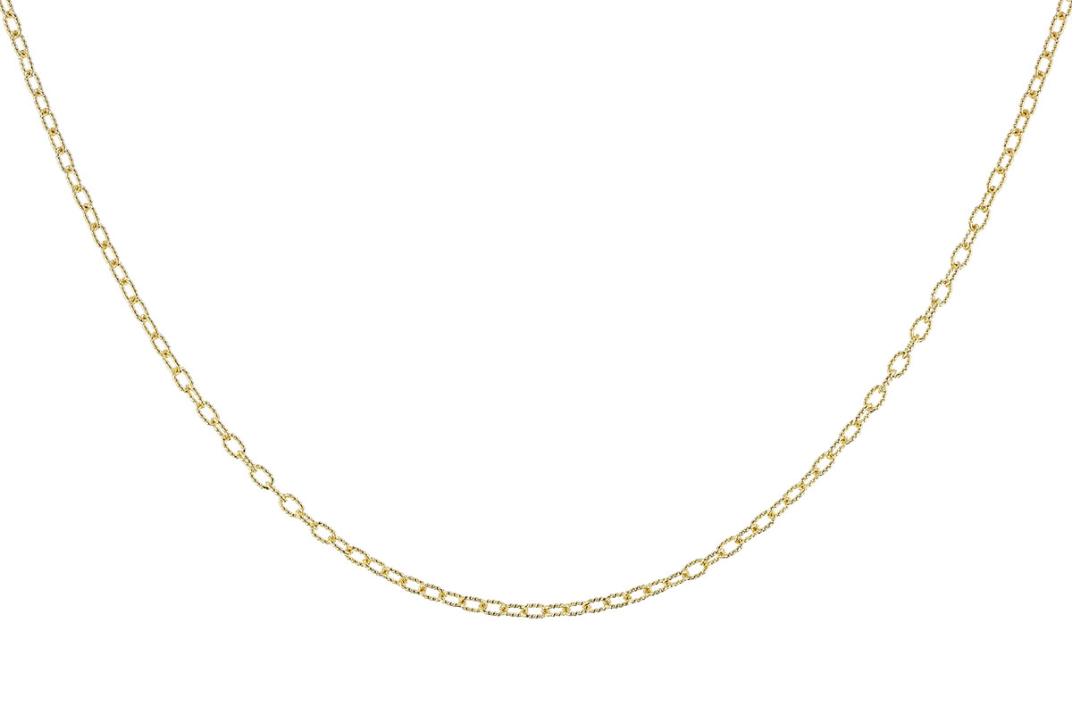 G319-87705: ROLO LG (18IN, 2.3MM, 14KT, LOBSTER CLASP)