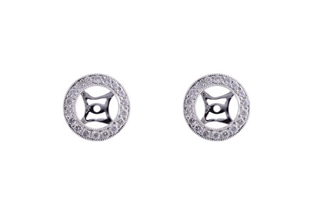 H229-87660: EARRING JACKET .32 TW (FOR 1.50-2.00 CT TW STUDS)