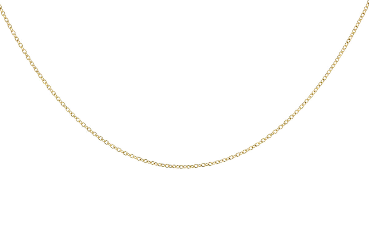 H319-88578: CABLE CHAIN (18IN, 1.3MM, 14KT, LOBSTER CLASP)