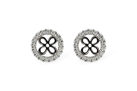 L233-49478: EARRING JACKETS .30 TW (FOR 1.50-2.00 CT TW STUDS)