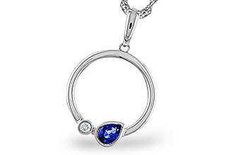 L320-74987: NECKLACE .26 SAPPHIRE .28 TGW