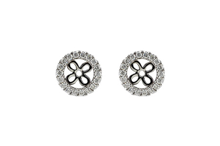 M233-49469: EARRING JACKETS .24 TW (FOR 0.75-1.00 CT TW STUDS)